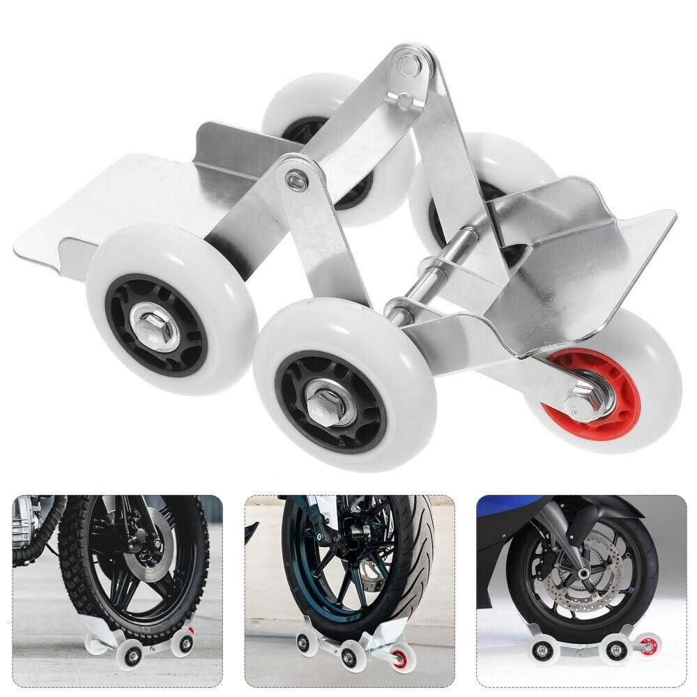 Motorcycle Puncture Moving Stand | Bike Puncture Wheel Dolly