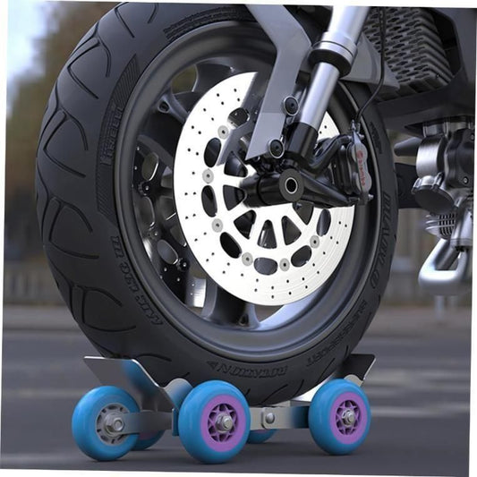 Motorcycle Puncture Moving Stand | Bike Puncture Wheel Dolly